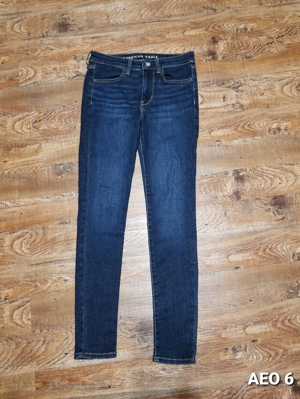 American Eagle Jean 6 Outfitters Dark Indigo Skinny Denim Nwotags